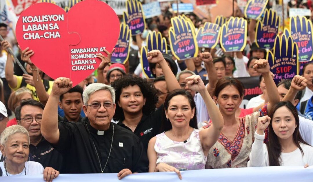 Caritas Philippines Leads Successful People’s March Against Charter Change